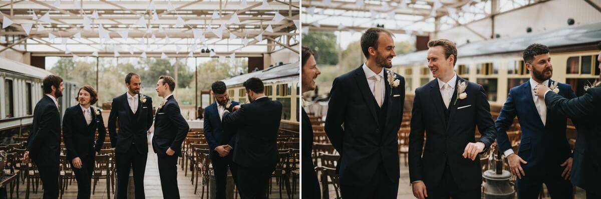 Buckinghamshire railway centre wedding photographer Aylesbury wedding photographer