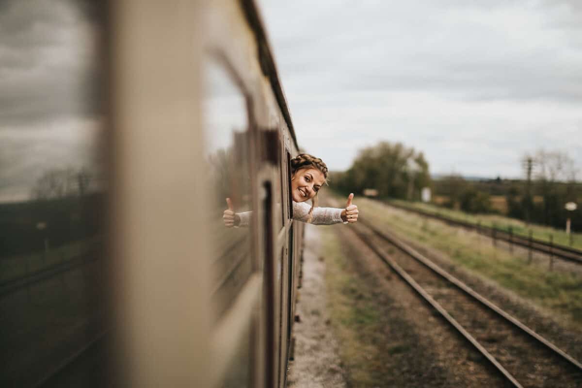 Buckinghamshire railway centre wedding photographer Aylesbury wedding photographer