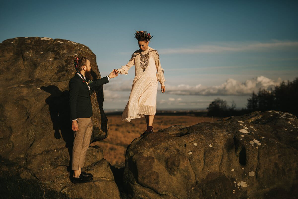 Elopement photographer Yorkshire wedding photography Henry Lowther