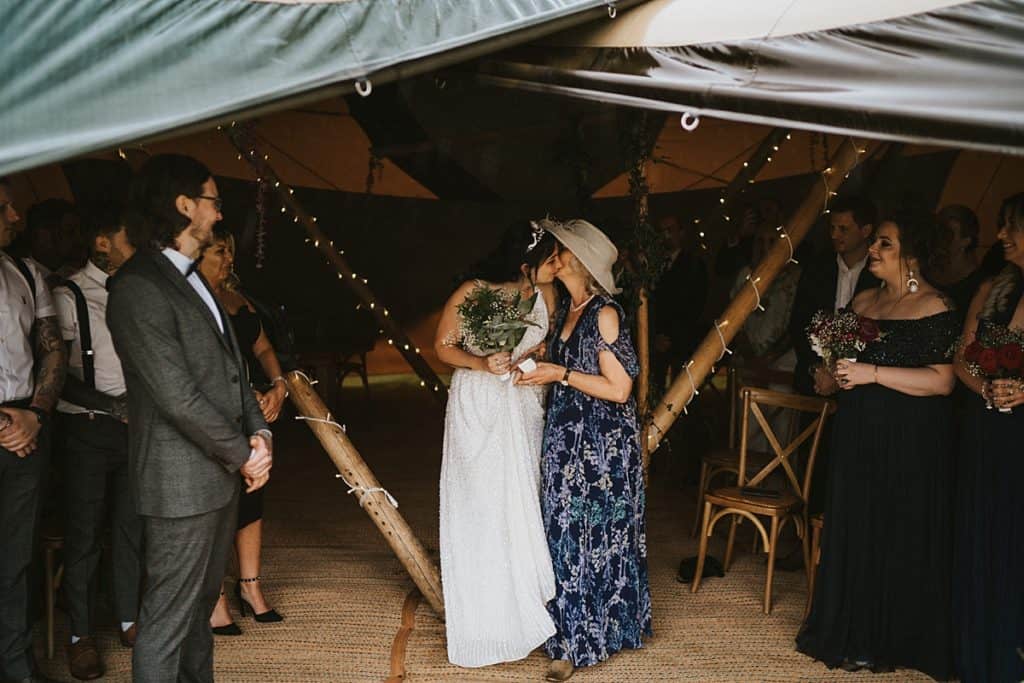 Tipi unique wedding Lester Meadows Warrington Cheshire wedding photographer