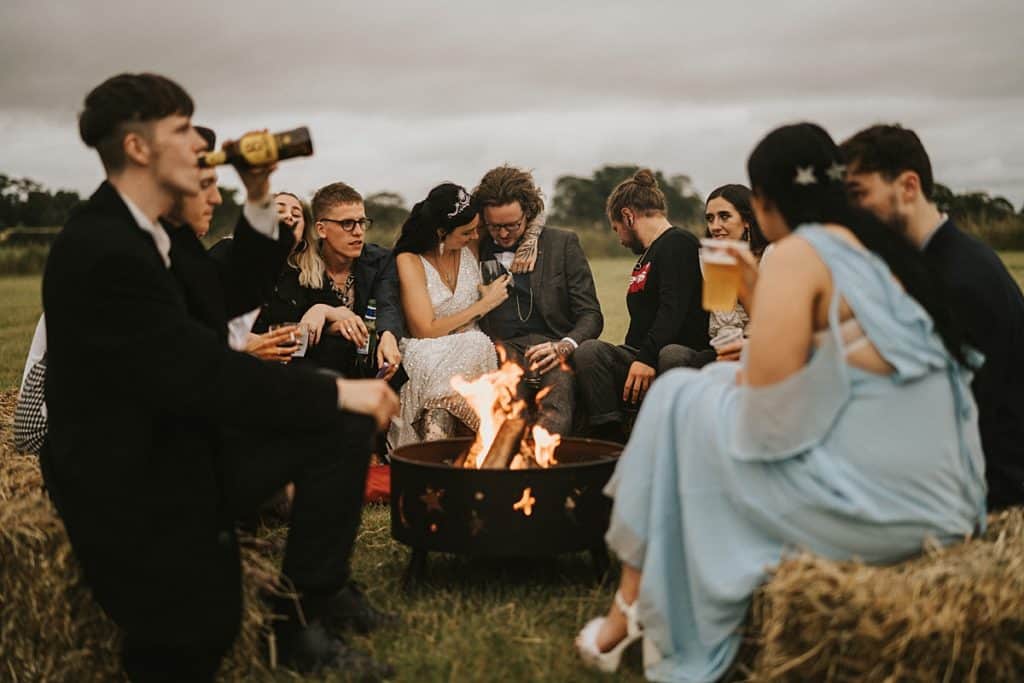 Tipi unique wedding Lester Meadows Warrington Cheshire wedding photographer