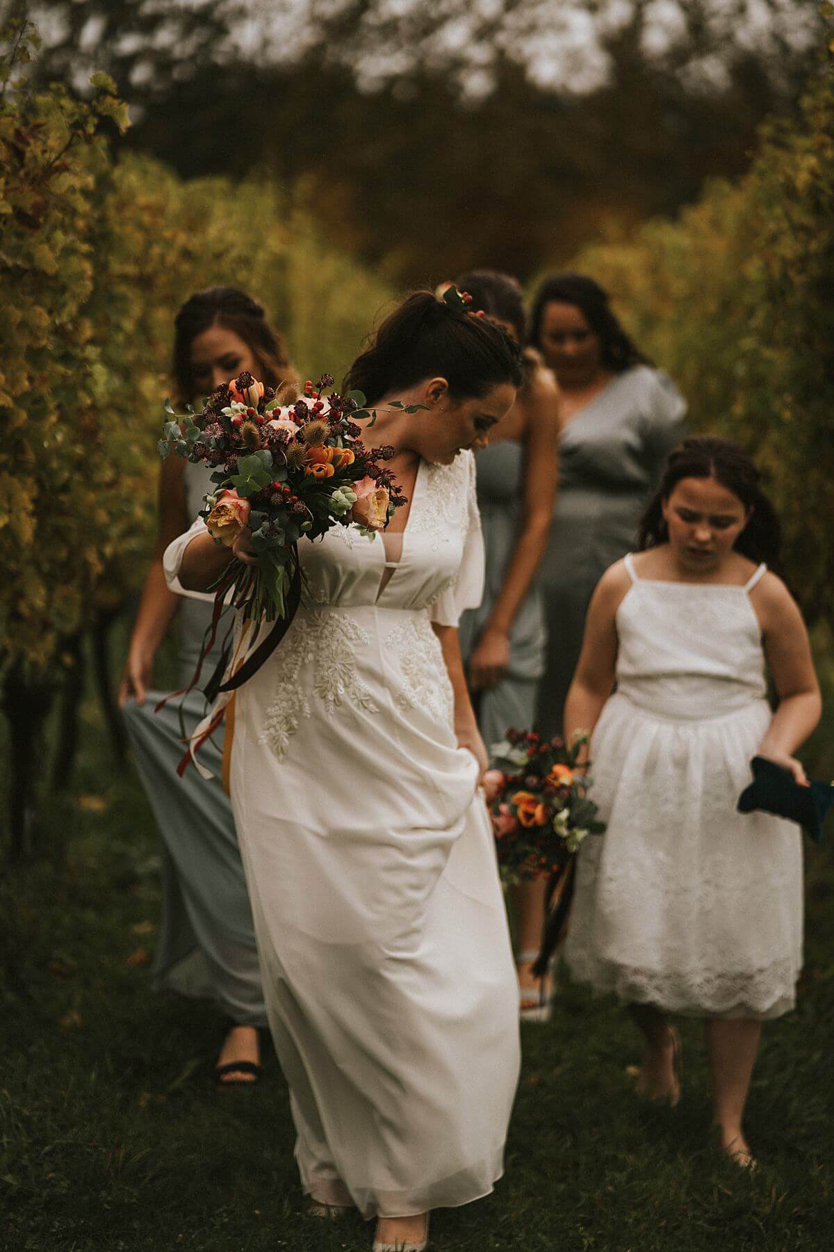 Brickhouse vineyard wedding photographer Devon wedding photography elopement