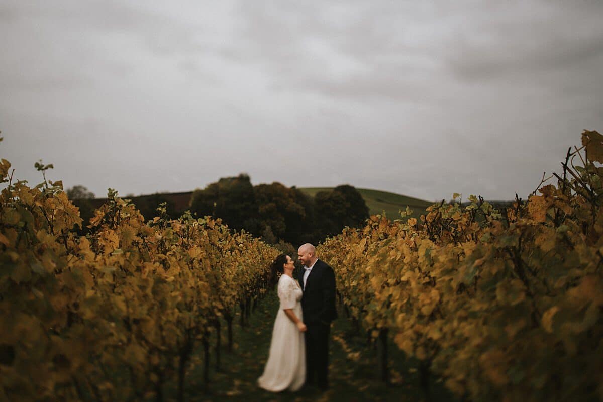 Brickhouse vineyard wedding photographer Devon wedding photography elopement