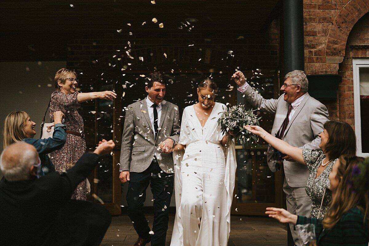 Bridgford Hall confetti photo inspiration